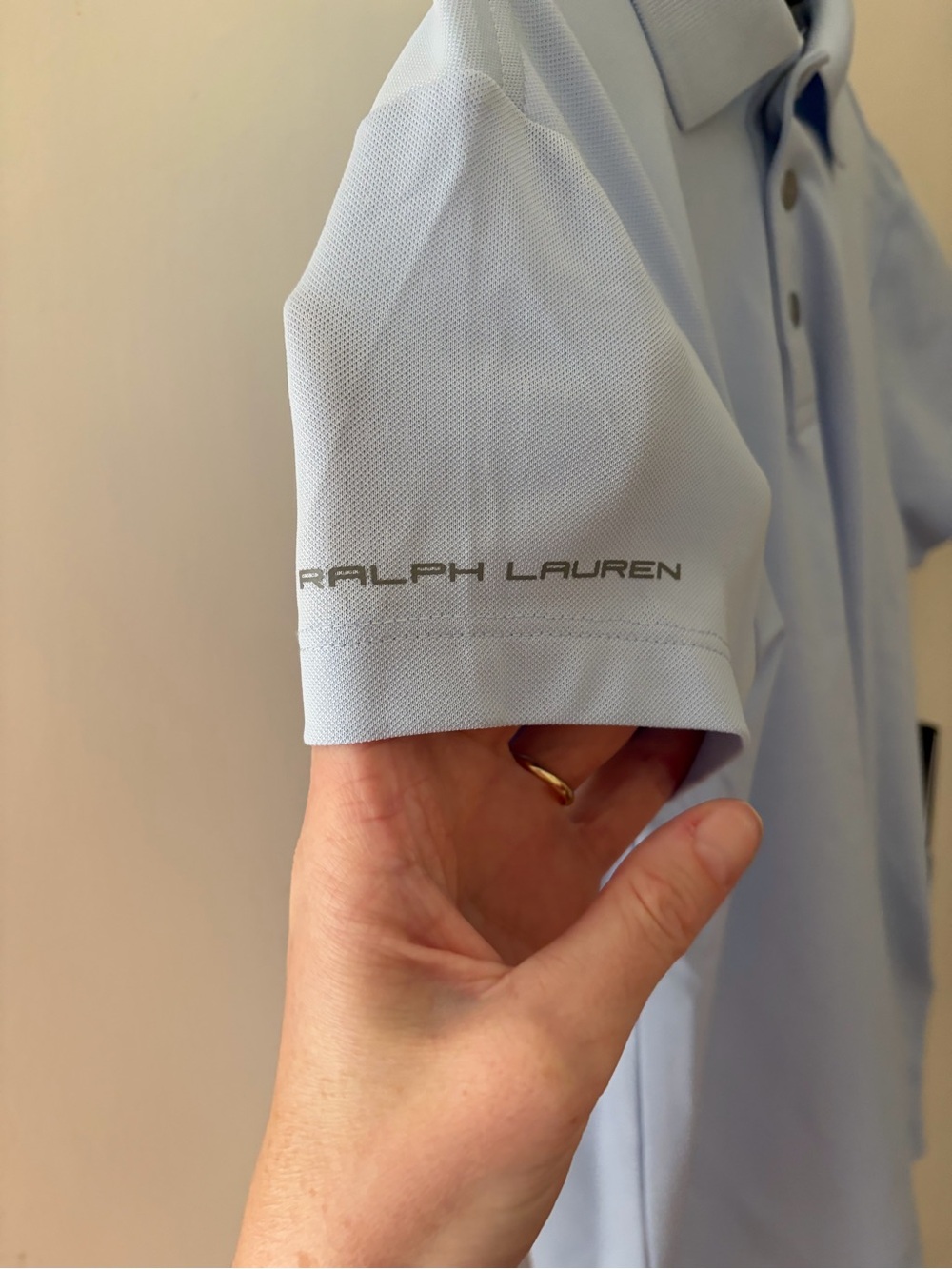 RLX Ralph Lauren Girls' Pale Blue Polo Shirt
